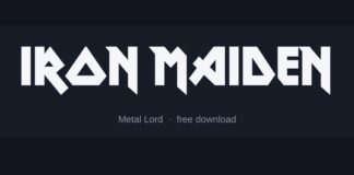 Iron Maiden Font