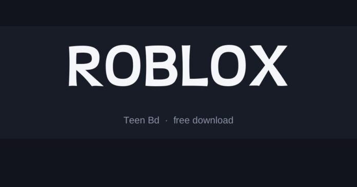 Roblox Font specimen